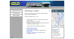 Desktop Screenshot of malbo.com.pl